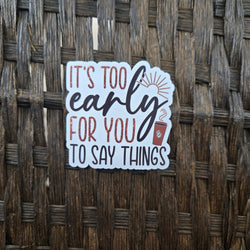 Coffee Quotes Series 2 Stickers (ONLINE ORDER ONLY)