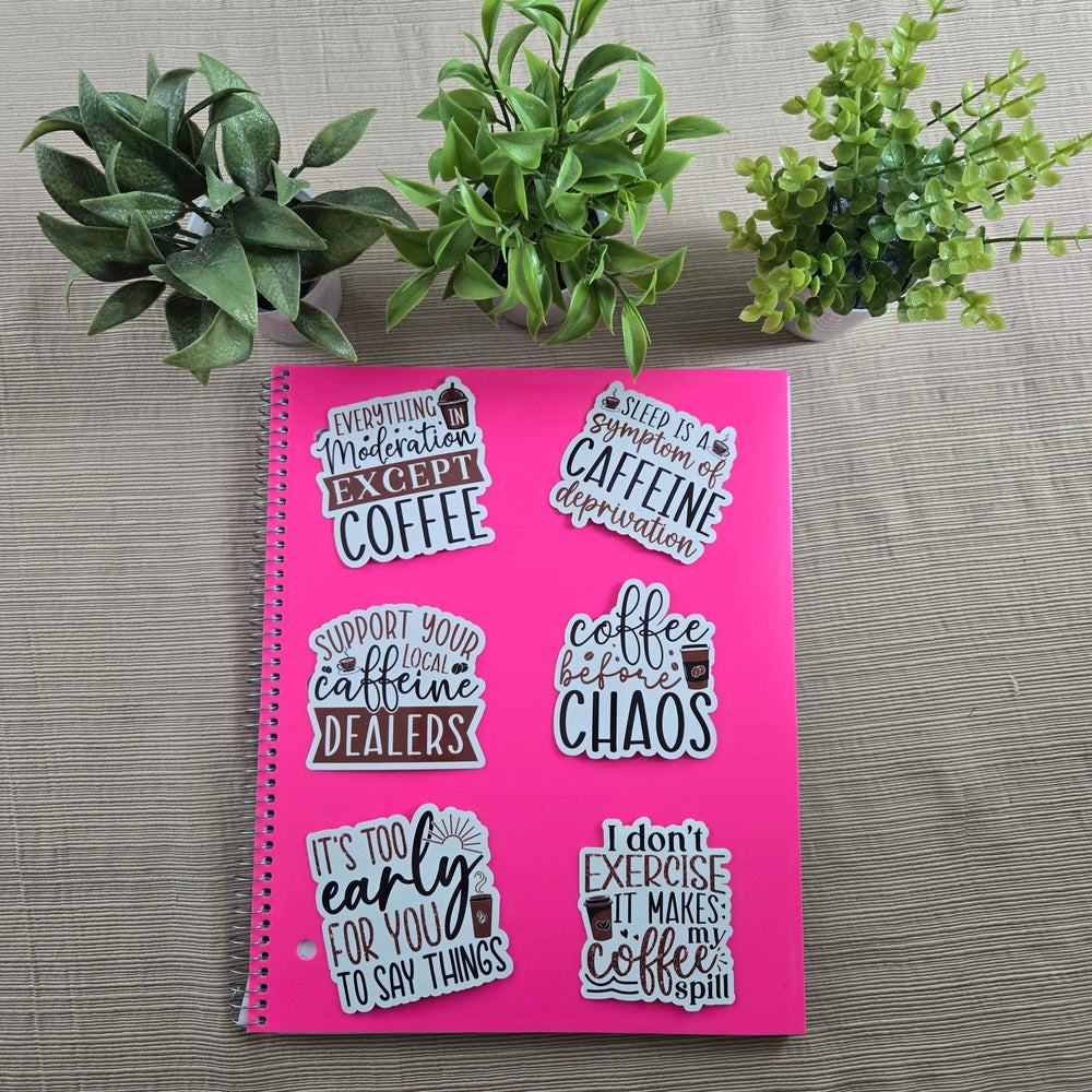 Coffee Quotes Series 2 Stickers (ONLINE ORDER ONLY)
