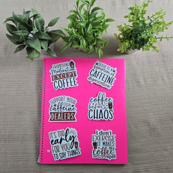 Coffee Quotes Series 2 Stickers (ONLINE ORDER ONLY)
