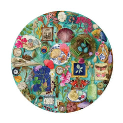 Collecting Nature 500 Piece Round Jigsaw Puzzle eeBoo (ONLINE ORDER ONLY)