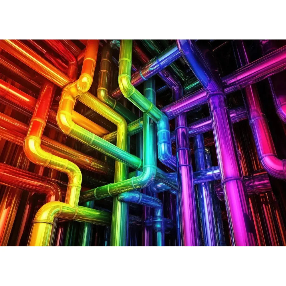 Colorful Chrome 1000 Piece Jigsaw Puzzle Snappy (ONLINE ORDER ONLY)