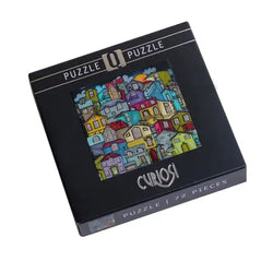 Colorful City 72 Piece Pocket Jigsaw Puzzle Curiosi (ONLINE ORDER ONLY)