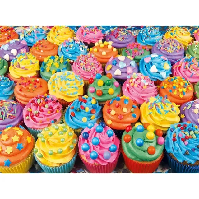Colorful Cupcakes 500 Piece Jigsaw Puzzle Clementoni (ONLINE ORDER ONLY)