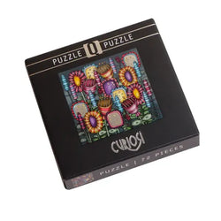 Colorful Flowers 72 Piece Pocket Jigsaw Puzzle Curiosi (ONLINE ORDER ONLY)