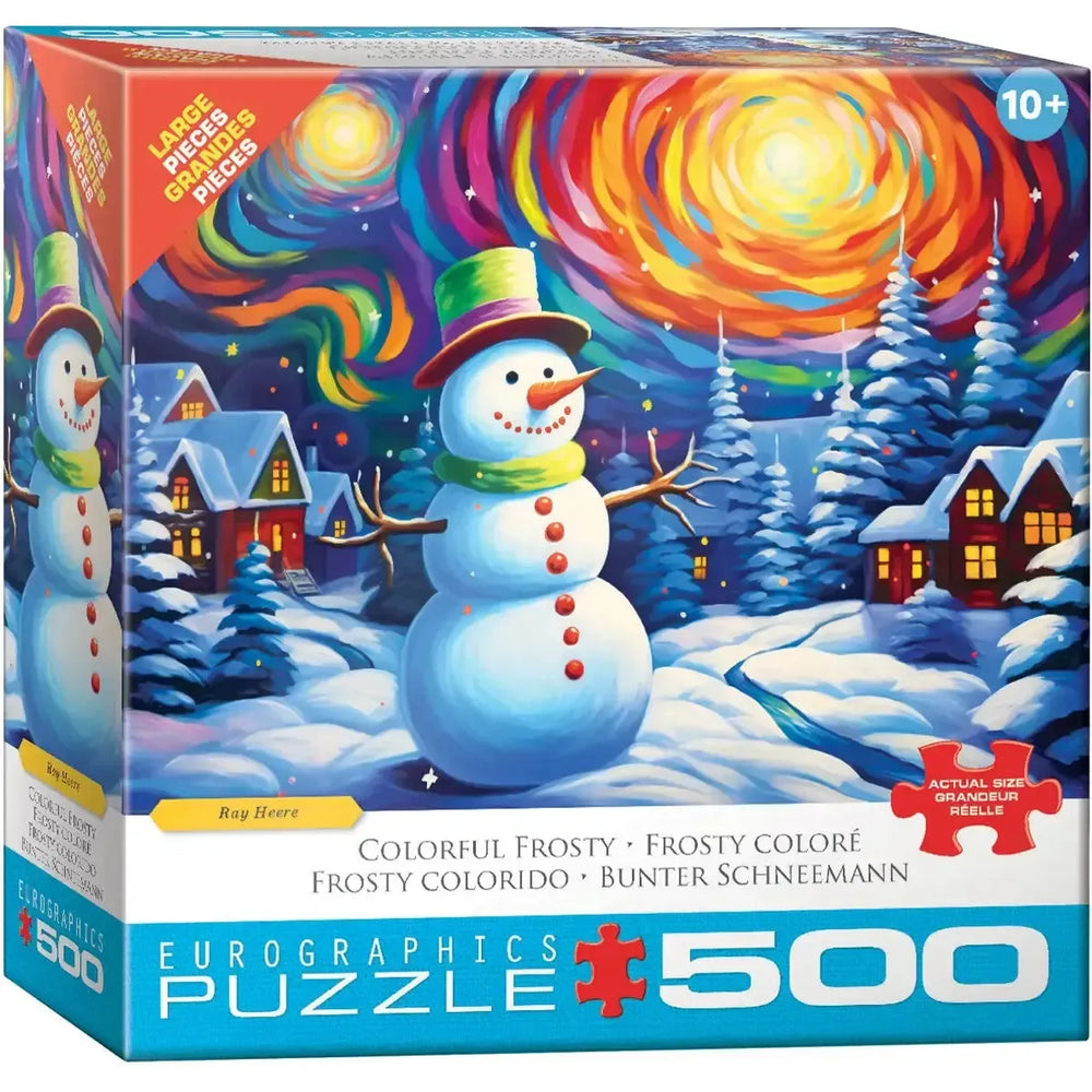 Colorful Frosty 500 Piece Jigsaw Puzzle Eurographics (ONLINE ORDER ONLY)