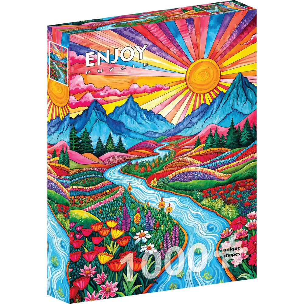 Colorful Highlands 1000 Piece Jigsaw Puzzle Enjoy (ONLINE ORDER ONLY)
