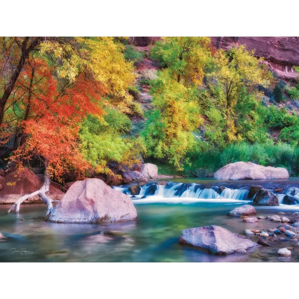 Colorful Landscape 500 Piece Soft Touch Jigsaw Puzzle Crown Point (ONLINE ORDER ONLY)