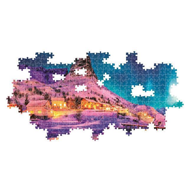 Colorful Night Over Lofoten Islands 1000 Piece Pano Jigsaw Puzzle Clementoni (ONLINE ORDER ONLY)