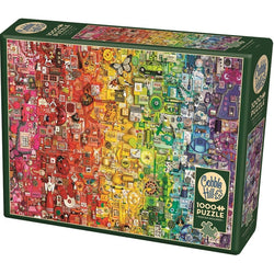 Colorful Rainbow 1000 Piece Jigsaw Puzzle Cobble Hill (ONLINE ORDER ONLY)