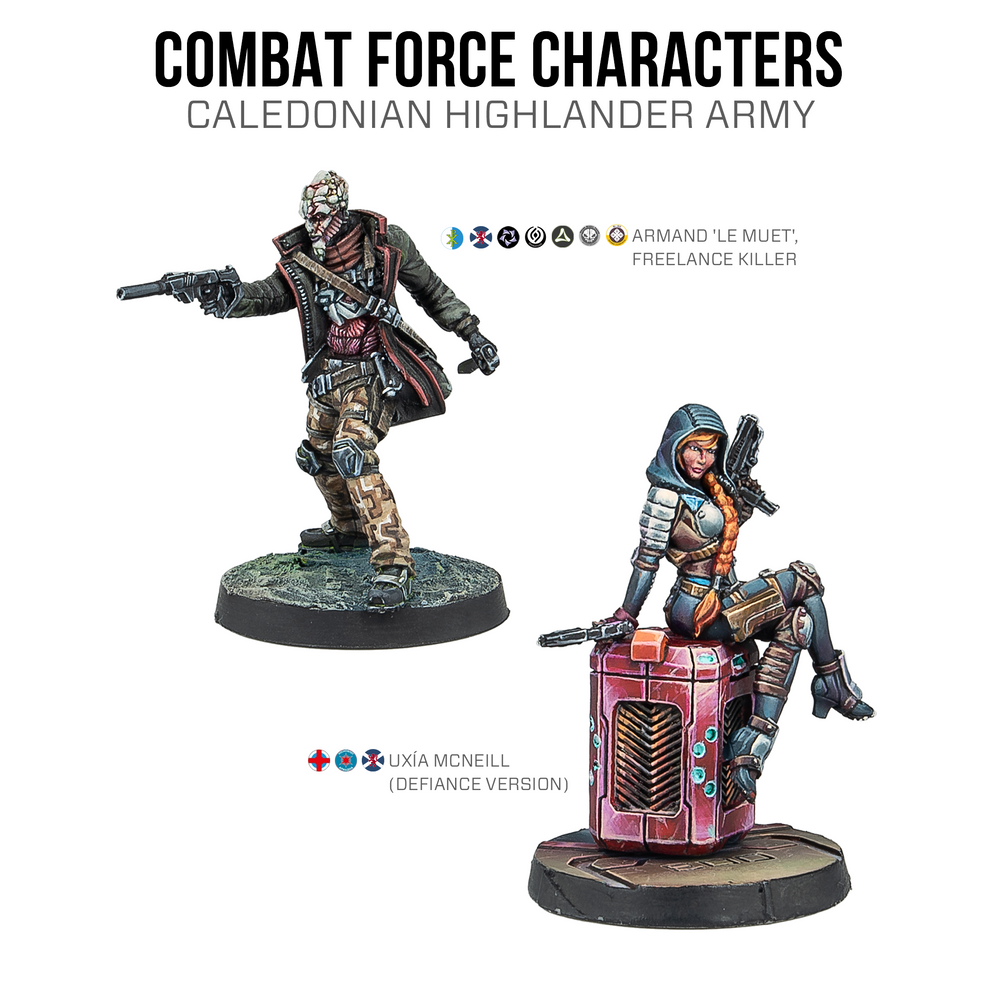 Caledonian Combat Force Characters [LIMITED RELEASE] (ONLINE ORDER ONLY)