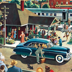 Coming & Going Chevrolet 500 Piece Jigsaw Puzzle NYPC (ONLINE ORDER ONLY)