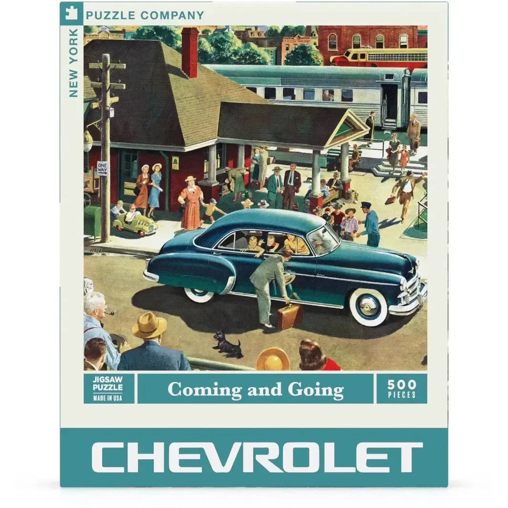 Coming & Going Chevrolet 500 Piece Jigsaw Puzzle NYPC (ONLINE ORDER ONLY)