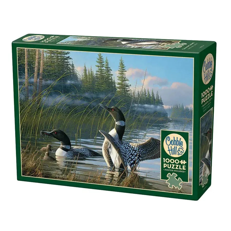 Common Loons 1000 Piece Jigsaw Puzzle Cobble Hill (ONLINE ORDER ONLY)