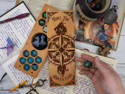 Compass Adventure | Engraved Dual Hex Dice Vault (ONLINE ORDER ONLY)