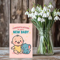 Congratulations On Your New Baby Card (ONLINE ORDER ONLY)