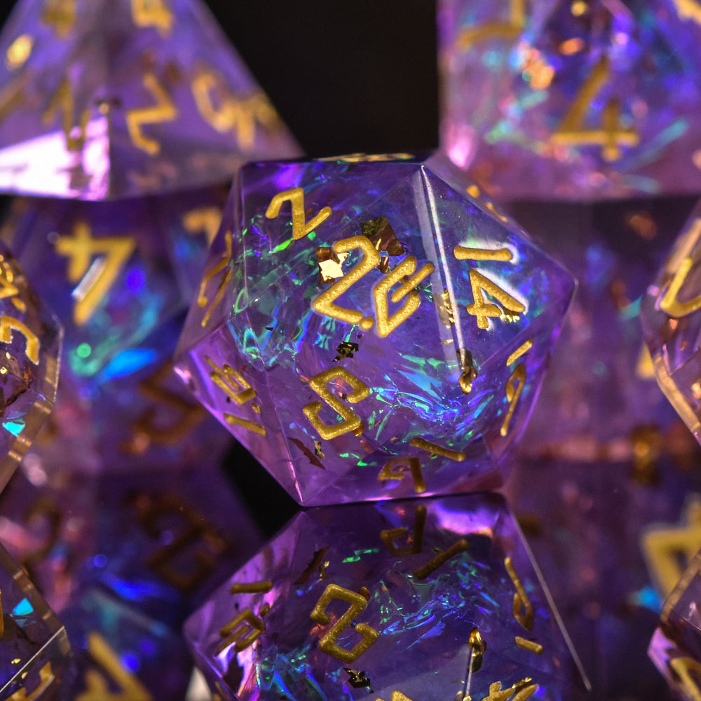 PRE-ORDER || Conjure Celestial Sharp-Edged Resin Dice Set
