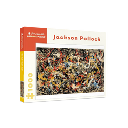 Convergence by Jackson Pollock 1000 Piece Jigsaw Puzzle Pomegranate