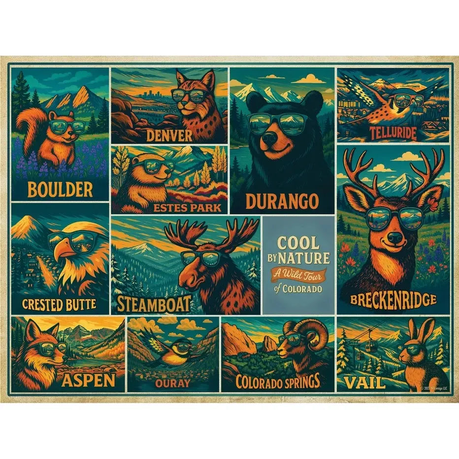 Cool by Nature Colorado 500 Piece Jigsaw Puzzle Whimsigo (ONLINE ORDER ONLY)