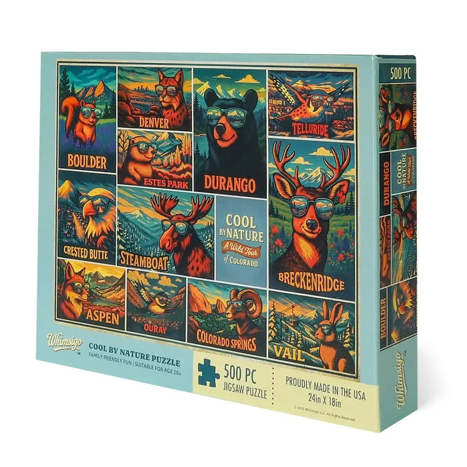 Cool by Nature Colorado 500 Piece Jigsaw Puzzle Whimsigo (ONLINE ORDER ONLY)