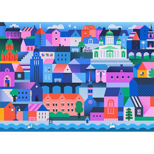 Copenhagen Twilight 1000 Piece Jigsaw Puzzle Holiyay (ONLINE ORDER ONLY)