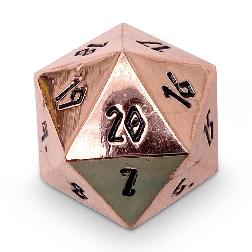 Copper Still Metal Countdown Dice 25mm (ONLINE ORDER ONLY)