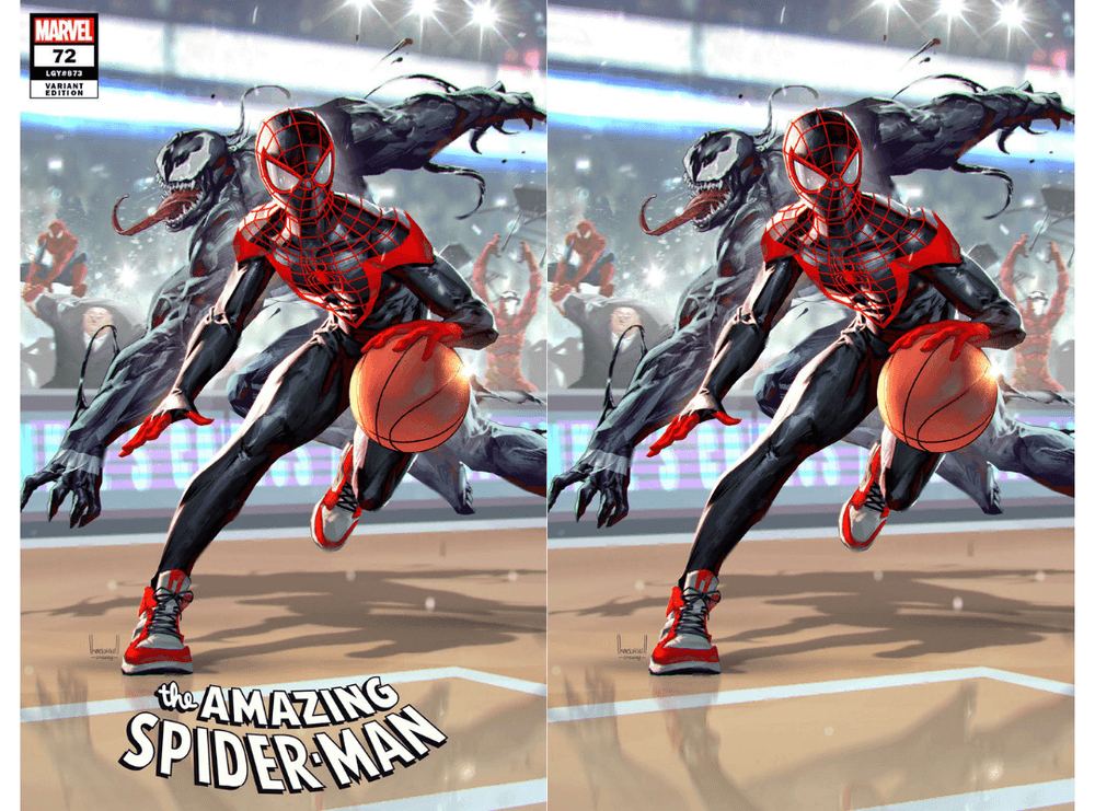 Amazing Spider-Man #72 Kael Ngu Basketball Variant (08/25/2021) Marvel (ONLINE ORDER ONLY)