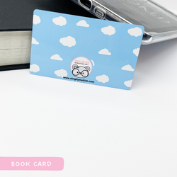 Reading Rainbow Library Card | Metal Book Card | Washi Card (ONLINE ORDER ONLY)