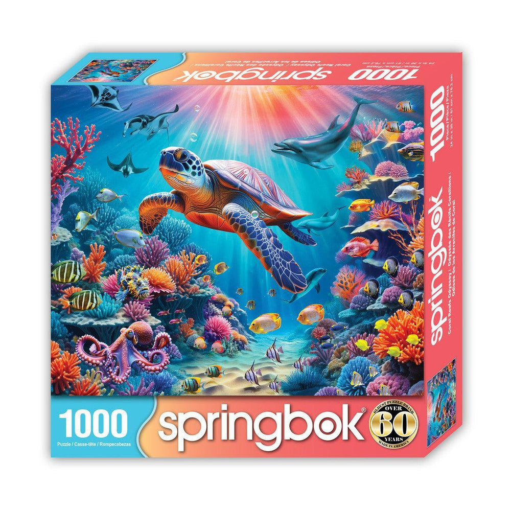 Coral Reefs Odyssey 1000 Piece Jigsaw Puzzle Springbok (ONLINE ORDER ONLY)