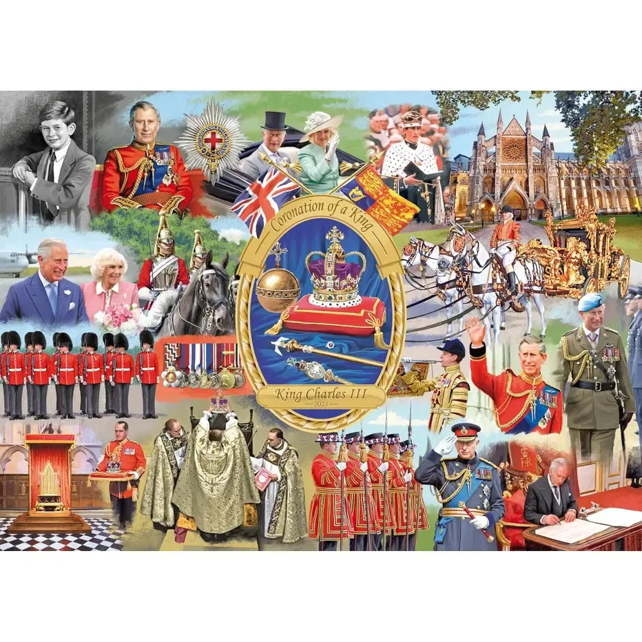 Coronation of a King "Charles II" 1000 Piece Jigsaw Puzzle Gibsons (ONLINE ORDER ONLY)
