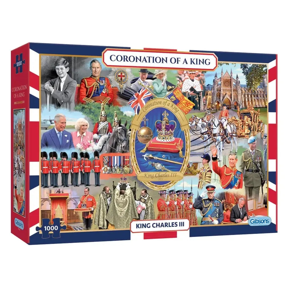 Coronation of a King "Charles II" 1000 Piece Jigsaw Puzzle Gibsons (ONLINE ORDER ONLY)
