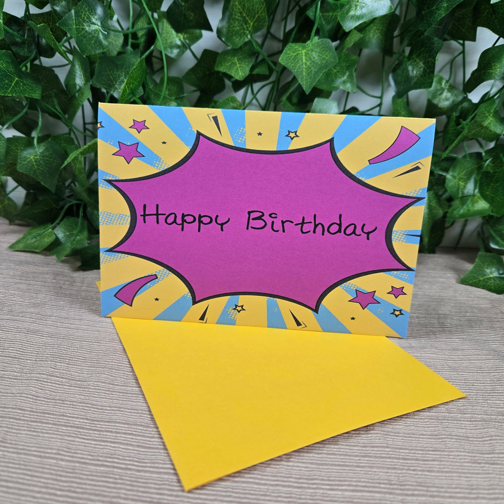 Comic Happy Birthday Card (ONLINE ORDER ONLY)