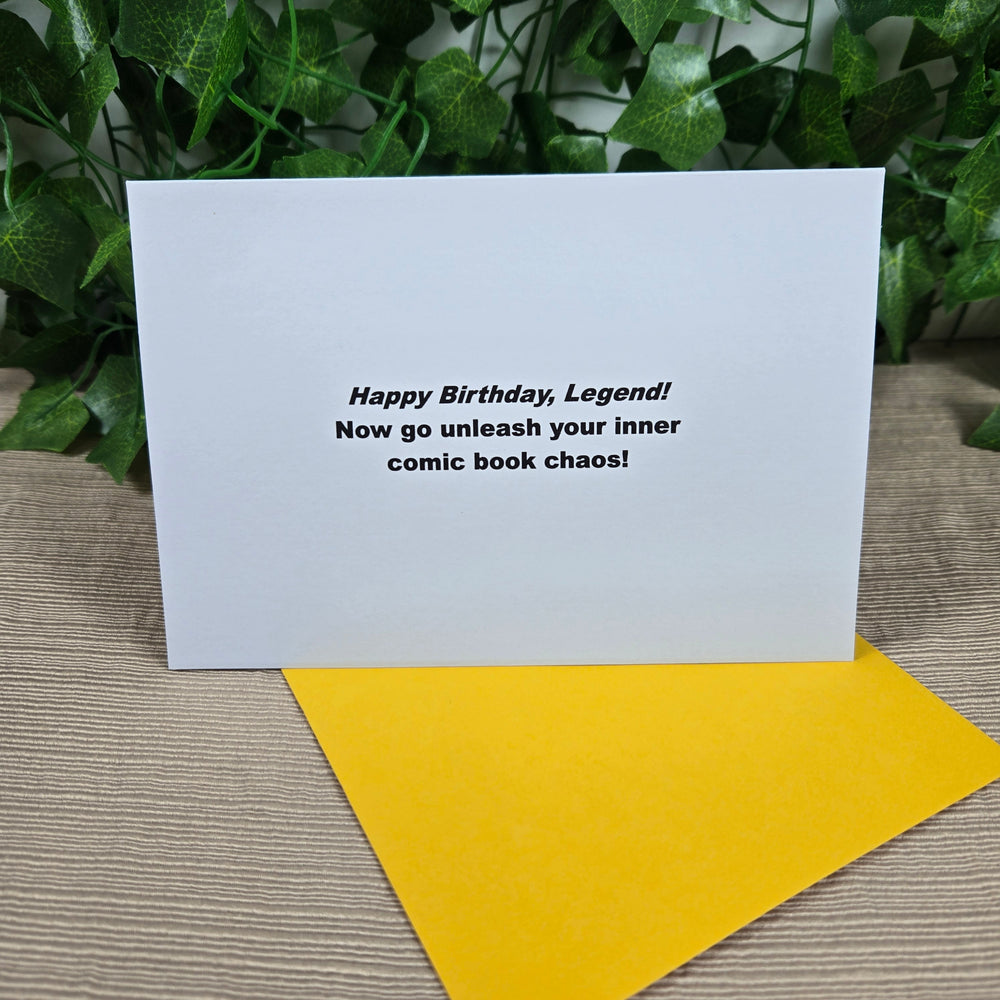 Comic Happy Birthday Card (ONLINE ORDER ONLY)