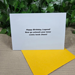 Comic Happy Birthday Card (ONLINE ORDER ONLY)