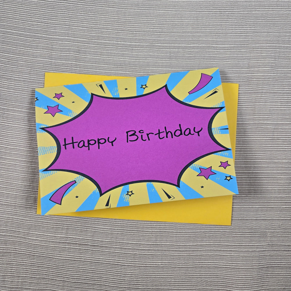 Comic Happy Birthday Card (ONLINE ORDER ONLY)
