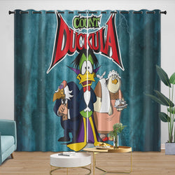 Count Duckula Curtains Pattern Blackout Window Drapes (ONLINE ORDER ONLY)