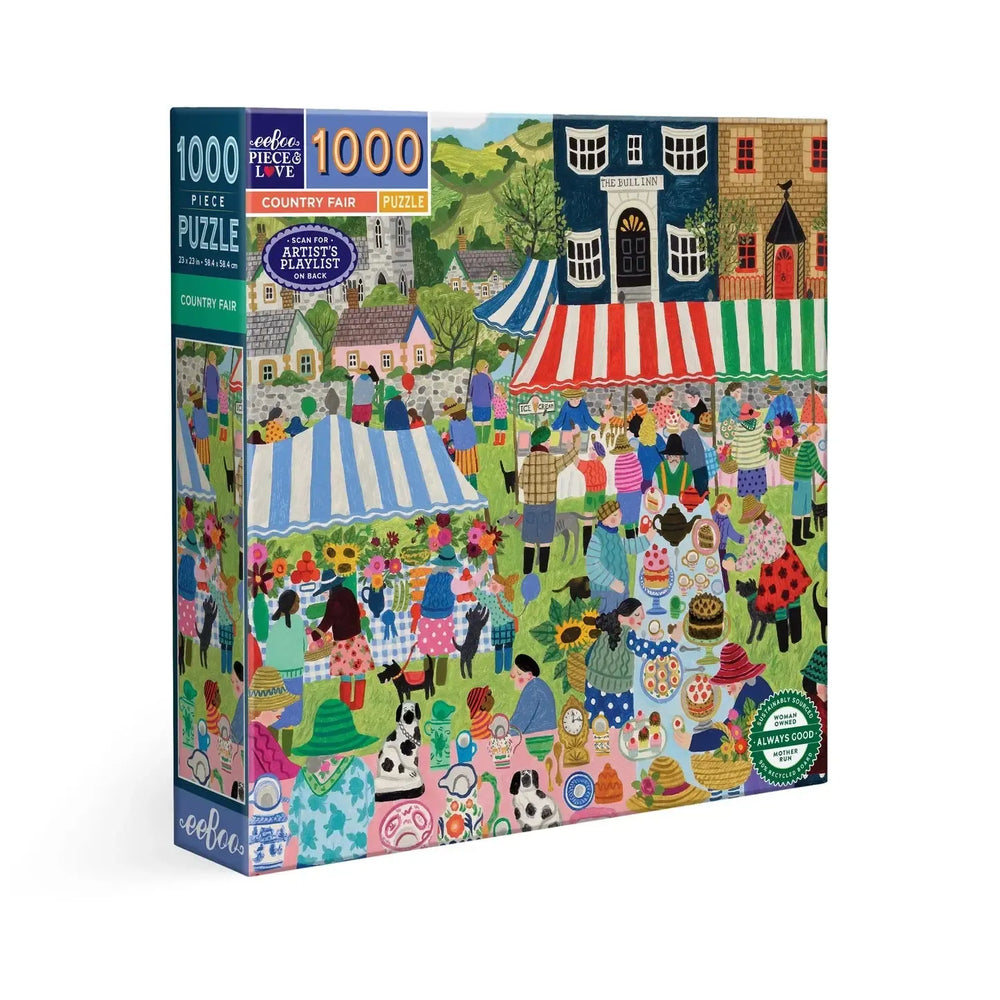 Country Fair 1000 Piece Jigsaw Puzzle eeBoo (ONLINE ORDER ONLY)