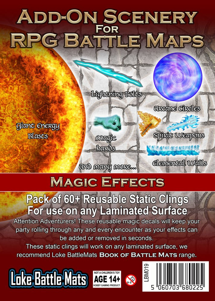 Battle Mats: Add On Scenery - Magic Effects (ONLINE ORDER ONLY)