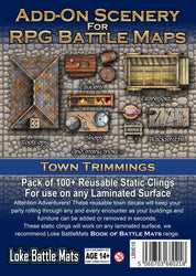 Battle Mats: Add On Scenery - Town Trimmings (ONLINE ORDER ONLY)