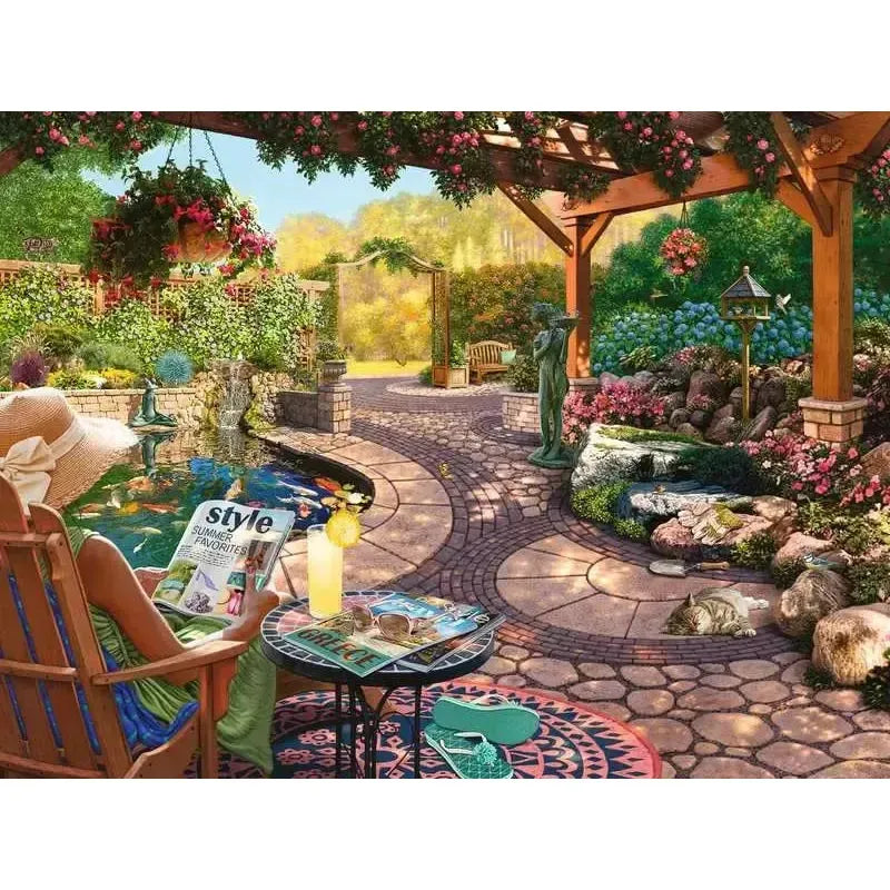 Cozy Backyard Bliss 750 Piece Jigsaw Puzzle Ravensburger (ONLINE ORDER ONLY)
