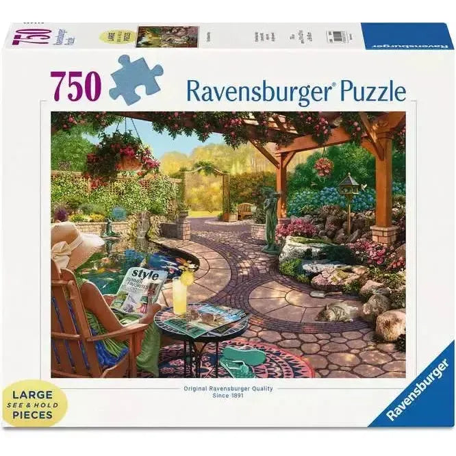 Cozy Backyard Bliss 750 Piece Jigsaw Puzzle Ravensburger (ONLINE ORDER ONLY)