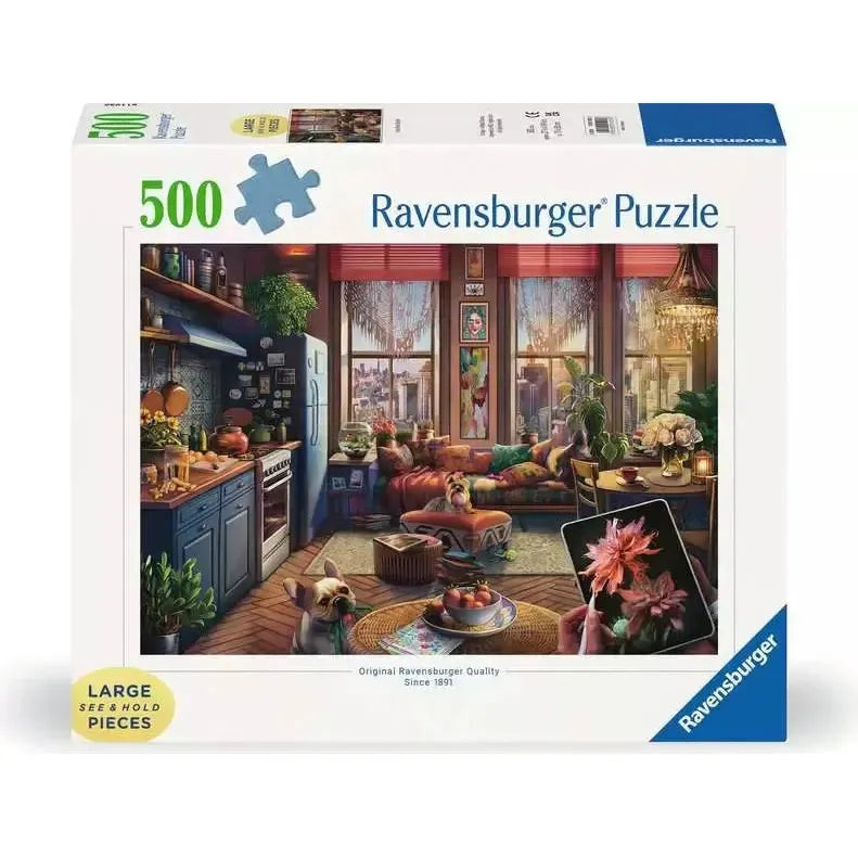 Cozy Boho Studio 500 Large Piece Jigsaw Puzzle Ravensburger (ONLINE ORDER ONLY)