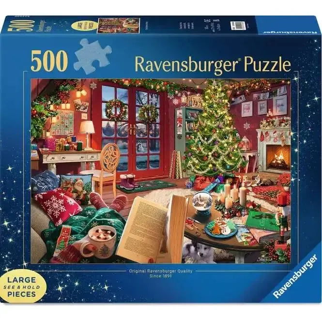 Cozy Christmas Retreat 500 Large Piece Jigsaw Puzzle Ravensburger (ONLINE ORDER ONLY)