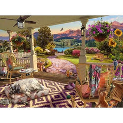 Cozy Front Porch 750 Piece Jigsaw Puzzle Ravensburger (ONLINE ORDER ONLY)