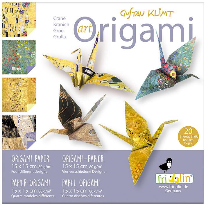 Crane Gustav Klimt Art Origami Kit Fridolin (ONLINE ORDER ONLY)