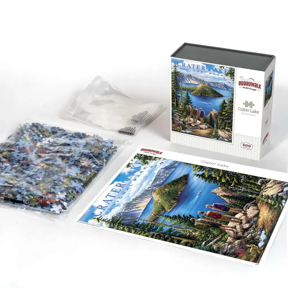 Crater Lake National Park 500 Piece Jigsaw Puzzle Boardwalk (ONLINE ORDER ONLY)