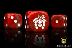 Crisis Robot Dice - Red (ONLINE ORDER ONLY)