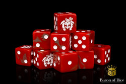 Crisis Robot Dice - Red (ONLINE ORDER ONLY)