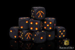 Crossed Scythes Dice (ONLINE ORDER ONLY)