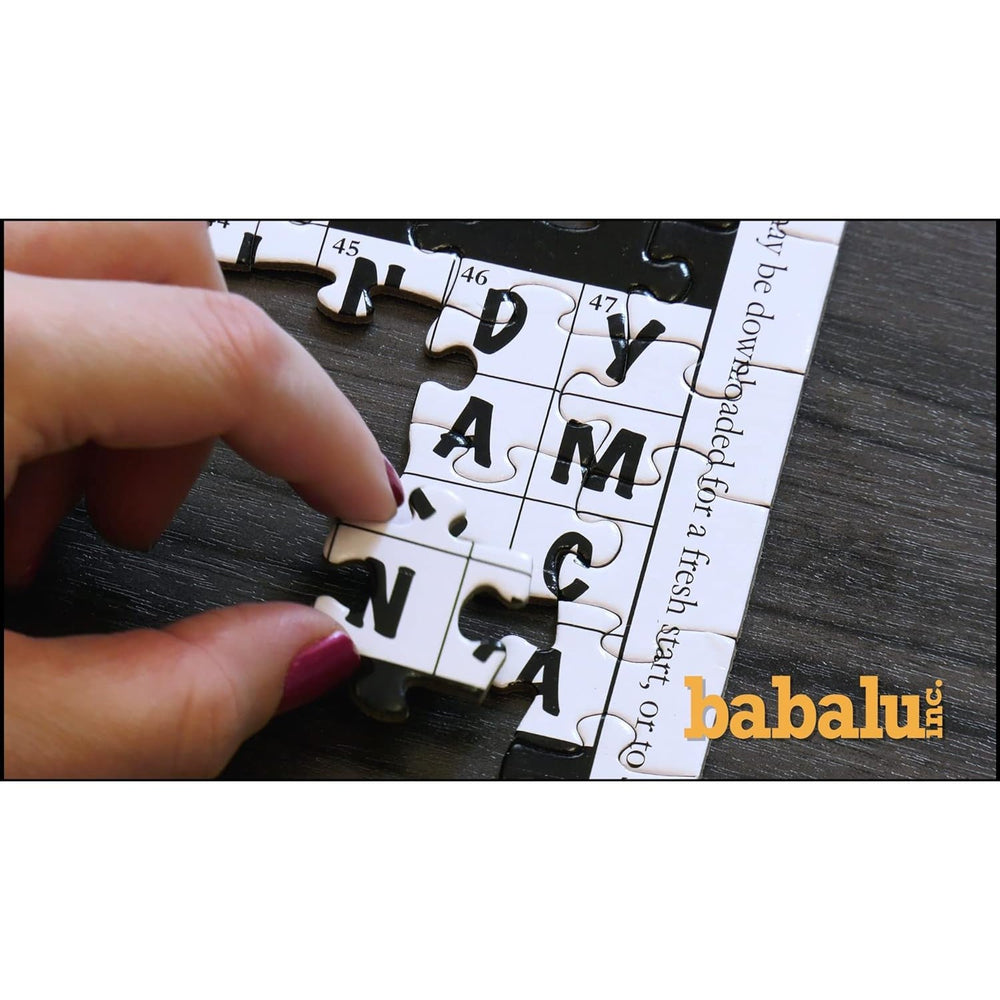 Crossword v3 550 Piece Jigsaw Puzzle Babalu (ONLINE ORDER ONLY)