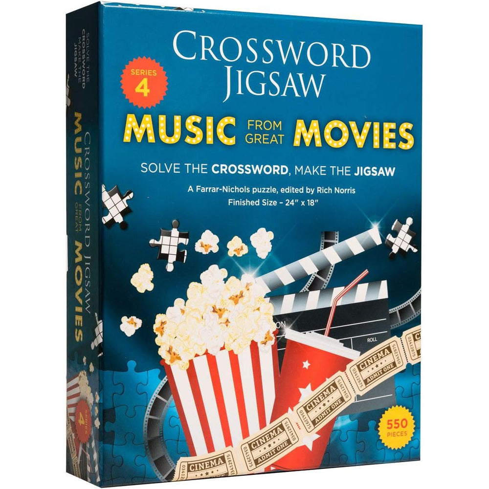 Crossword v4 Music from Movies 550 Piece Jigsaw Puzzle Babalu (ONLINE ORDER ONLY)